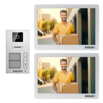 EVOLVEO DoorPhone 20-2W - 2-Draht-Videotelefon mit App für zwei Haushalte und 32 GB Speicher EVOLVEO DoorPhone 20-2W - 2-Draht-Videotelefon mit App für zwei Haushalte und 32 GB Speicher