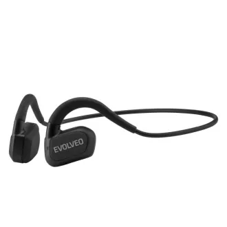 EVOLVEO BonePro MP3 32GB drahtloser Kopfhörer, Wangenknochen, schwarz