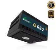 EVOLVEO G650 Netzteil 650W, 80  GOLD, ATX 3.1, aPFC, 140 mm Lüfter