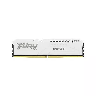 KINGSTON DDR5 DIMM 16GB 5200MT/s CL40 FURY Beast Weiß XMP KINGSTON DDR5 DIMM 16GB 5200MT/s CL40 FURY Beast Weiß XMP