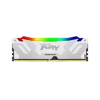KINGSTON DDR5 DIMM 16GB 6400MT/s CL32 FURY Renegade Weiß RGB XMP