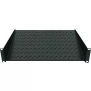 Intellinet Rack Shelf 19", Fixed Shelf, 1U, 150mm Tiefe, Frontmontage, max. Belastung 25kg, Schwarz
