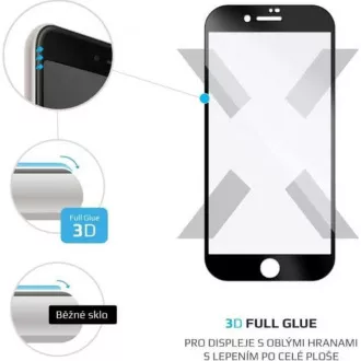 FIXED Glasschutzhülle für Apple iPhone 7/8/SE (2020), schwarz FIXED Glasschutzhülle für Apple iPhone 7/8/SE (2020), schwarz