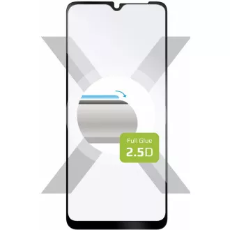 FIXED Schutzglas Full-Cover für Samsung Galaxy A12, schwarz