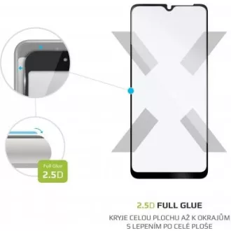 FIXED Schutzglas Full-Cover für Samsung Galaxy A12, schwarz