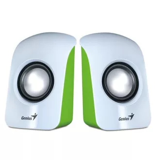 GENIUS Speaker SP-U115, portabler Lautsprecher, USB-Netzteil, weiß-grün GENIUS Speaker SP-U115, portabler Lautsprecher, USB-Netzteil, weiß-grün