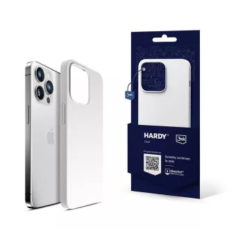 3mk Schutzhülle HARDY Silikon MagCase für Apple iPhone 14 Pro, Weiß
