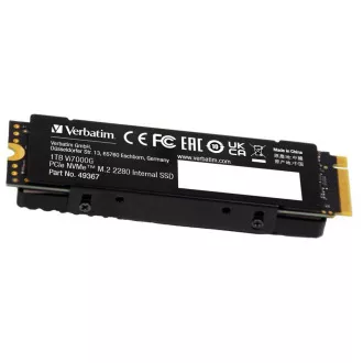 VERBATIM SSD Vi7000G Internes PCIe NVMe M.2 SSD 1TB, W 5500/ R 7400MB/s
