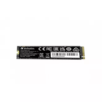VERBATIM SSD Vi5000 Internes PCIe NVMe M.2 SSD 512GB, W2500/ R 5000 MB/s
