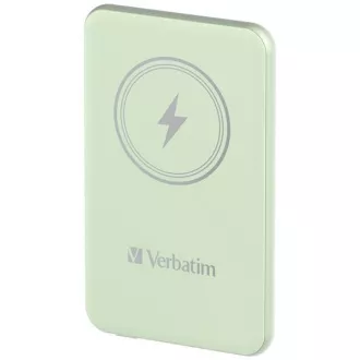 VERBATIM Powerbank Charge 'n' Go, Magnetisch, 5000 mAh, USB-C, Grün