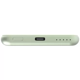 VERBATIM Powerbank Charge 'n' Go, Magnetisch, 5000 mAh, USB-C, Grün