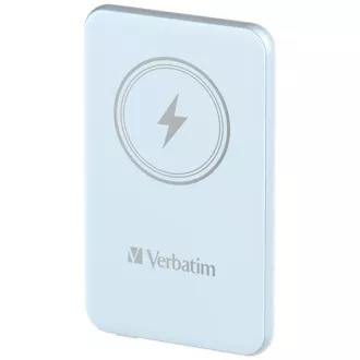 VERBATIM Powerbank Charge 'n' Go, Magnetisch, 5000 mAh, USB-C, Blau