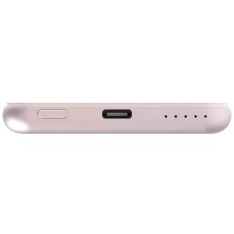 VERBATIM Powerbank Charge 'n' Go, Magnetisch, 5000 mAh, USB-C, Rosa