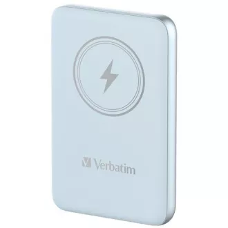 VERBATIM Powerbank Charge 'n' Go, Magnetisch, 10000 mAh, USB-C, Blau