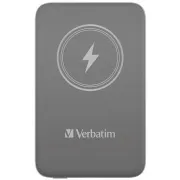 VERBATIM Powerbank Charge 'n' Go, Magnetisch, 10000 mAh, USB-C, Grau