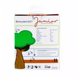 Focus Fernglas Junior 6x21 Blau/Grau Focus Fernglas Junior 6x21 Blau/Grau