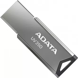 ADATA Flash-Laufwerk 64GB UV350, USB 3.2 Dash Drive, Metall mit dunkler Silberstruktur ADATA Flash-Laufwerk 64GB UV350, USB 3.2 Dash Drive, Metall mit dunkler Silberstruktur