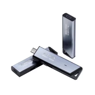 ADATA Flash Drive 256GB UE800, USB 3.2 USB-C, Elite-Laufwerk, grau