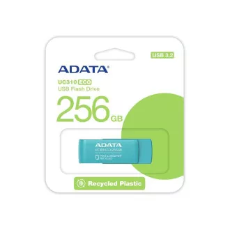 ADATA Flash-Laufwerk 256GB UC310E ECO, USB 3.2, blau ADATA Flash-Laufwerk 256GB UC310E ECO, USB 3.2, blau