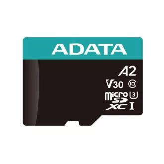 ADATA MicroSDXC-Karte 512GB Premier Pro UHS-I V30S (R:100/W:80 MB/s)   SD-Adapter