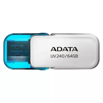 ADATA Flash-Laufwerk 64GB UV240, USB 2.0, weiß