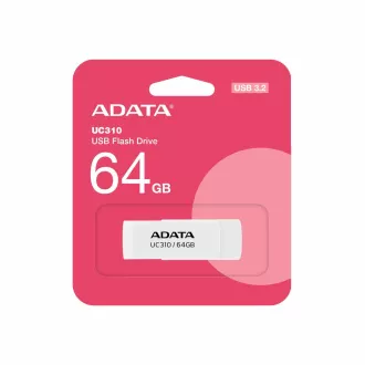 ADATA Flash-Laufwerk 64GB UC310, USB 3.2, weiß