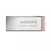 ADATA Flash Drive 256GB UR350, USB 3.2, silber-braun