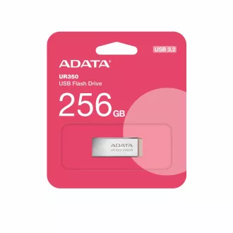 ADATA Flash Drive 256GB UR350, USB 3.2, silber-braun