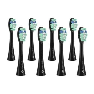 TrueLife SonicBrush Clean-Serie Bürstenköpfe, Standard, schwarz, 8er-Pack TrueLife SonicBrush Clean-Serie Bürstenköpfe, Standard, schwarz, 8er-Pack