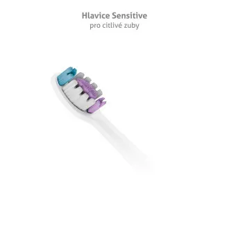 TrueLife SonicBrush Clean-Serie Bürstenköpfe „Sensitive“ in Weiß, 8er-Pack