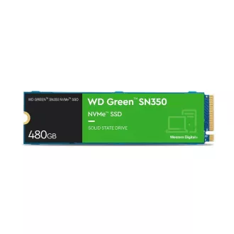 WD GREEN NVMe SSD 500GB PCIe SN350, Geb3 8GB/s, (R:2400/W:1650 MB/s)