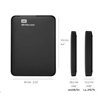 WD Elements Portable 6TB, Externe Festplatte, USB 3.0, Schwarz WD Elements Portable 6TB, Externe Festplatte, USB 3.0, Schwarz