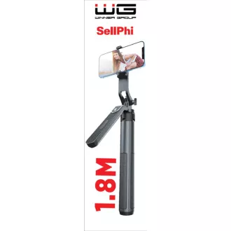 WG - Selfie-Stick WG 7, Selfie-Stick Stativ ausziehbarer GoPro-Ständer, bluetooth, schwarz WG - Selfie-Stick WG 7, Selfie-Stick Stativ ausziehbarer GoPro-Ständer, bluetooth, schwarz