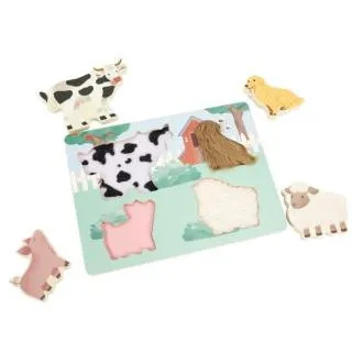 Holz-Touch-Steckpuzzle für Kinder – Bauernhof Holz-Touch-Steckpuzzle für Kinder – Bauernhof