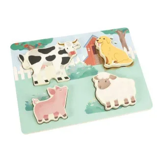 Holz-Touch-Steckpuzzle für Kinder – Bauernhof Holz-Touch-Steckpuzzle für Kinder – Bauernhof