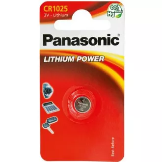 PANASONIC Lithiumbatterie (Knopf) CR-1025EL / 1B 3V (Blister 1Stk)