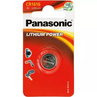 PANASONIC Lithiumbatterie (Knopf) CR-1616EL / 1B 3V (Blister 1Stk)