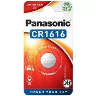 PANASONIC Lithiumbatterie (Knopf) CR-1616EL / 1B 3V (Blister 1Stk)