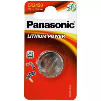 PANASONIC Lithiumbatterie (Knopf) CR-2450EL / 1B 3V (Blister 1Stk.)