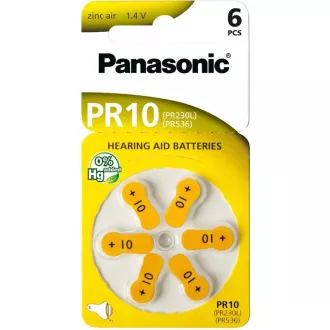 PANASONIC Zink-Luft-Batterie PR-230 (10) / 6LB AAA 1, 2V (Blister 6 Stück)