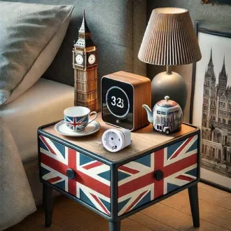 Solight Reiseadapter für die Verwendung in Großbritannien, Typ G