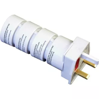 Solight Reiseadapter, klappbar, weiß