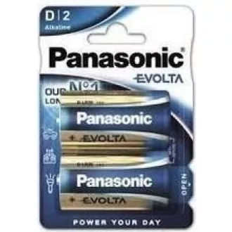 PANASONIC Alkaline Batterien EVOLTA Platinum LR20EGE / 2BP D 1,5V (Blister 2Stk.)