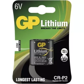 PANASONIC Lithium - PHOTO Batterie CR-P2L / 1BP 6V (Blister - 1 Stück)