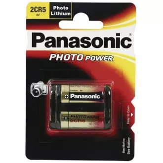 PANASONIC Lithium - PHOTO Batterie 2CR-5L / 1BP 6V (Blisterpackung - 1 Stück)