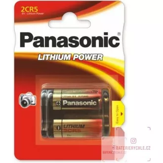 PANASONIC Lithium - PHOTO Batterie 2CR-5L / 1BP 6V (Blisterpackung - 1 Stück)