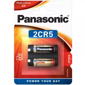 PANASONIC Lithium - PHOTO Batterie 2CR-5L / 1BP 6V (Blisterpackung - 1 Stück)