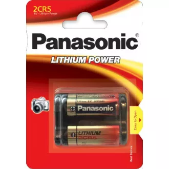 PANASONIC Lithium - PHOTO Batterie 2CR-5L / 1BP 6V (Blisterpackung - 1 Stück)