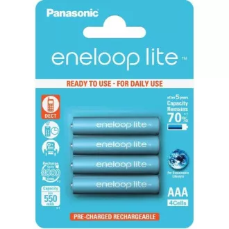 PANASONIC HR03 AAA 4LCCE/4BE ENELOOP LITE N, 550 mAh (Blistr 4pcs)