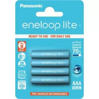 PANASONIC HR03 AAA 4LCCE/4BE ENELOOP LITE N, 550 mAh (Blistr 4pcs)